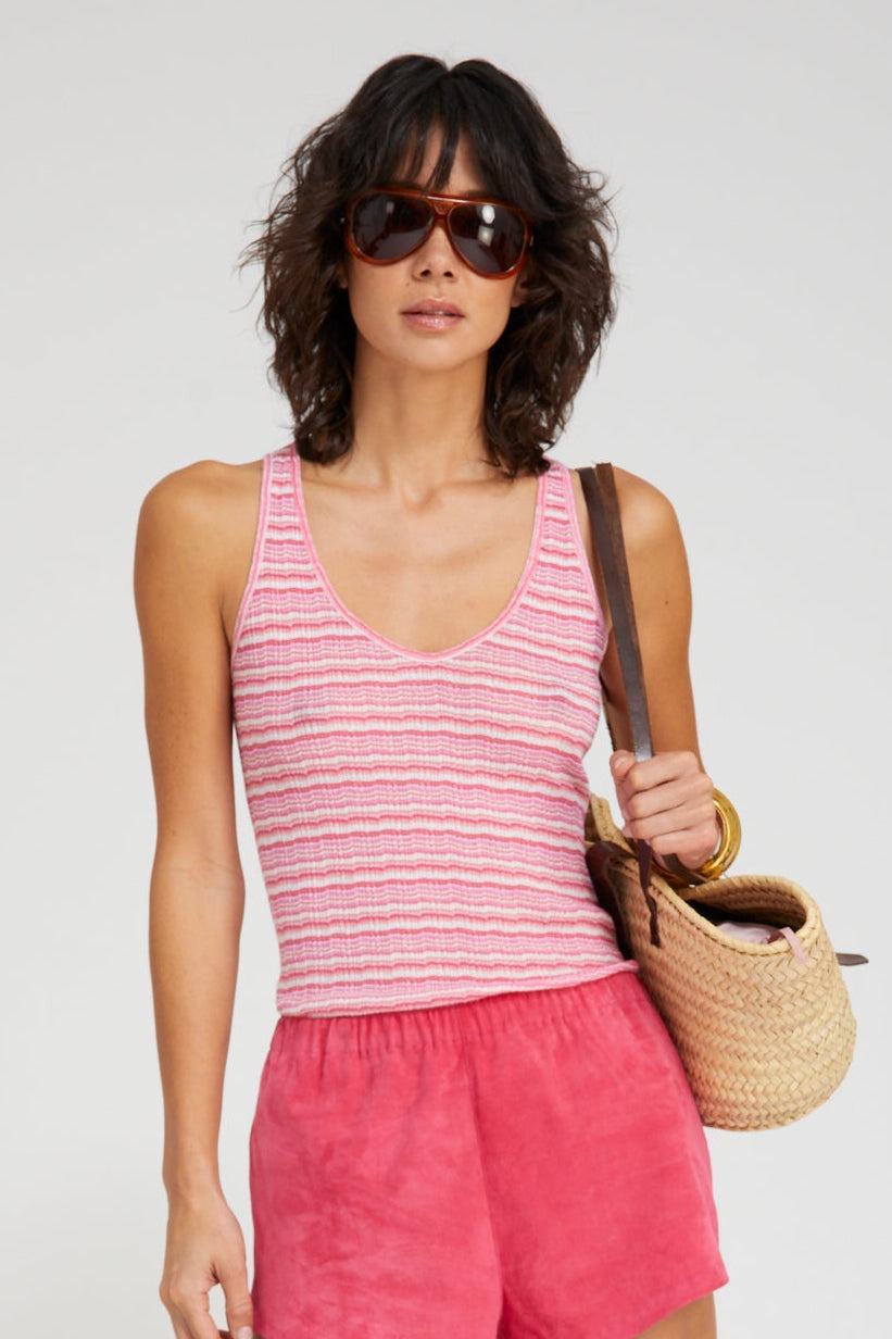 Pointelle Tank