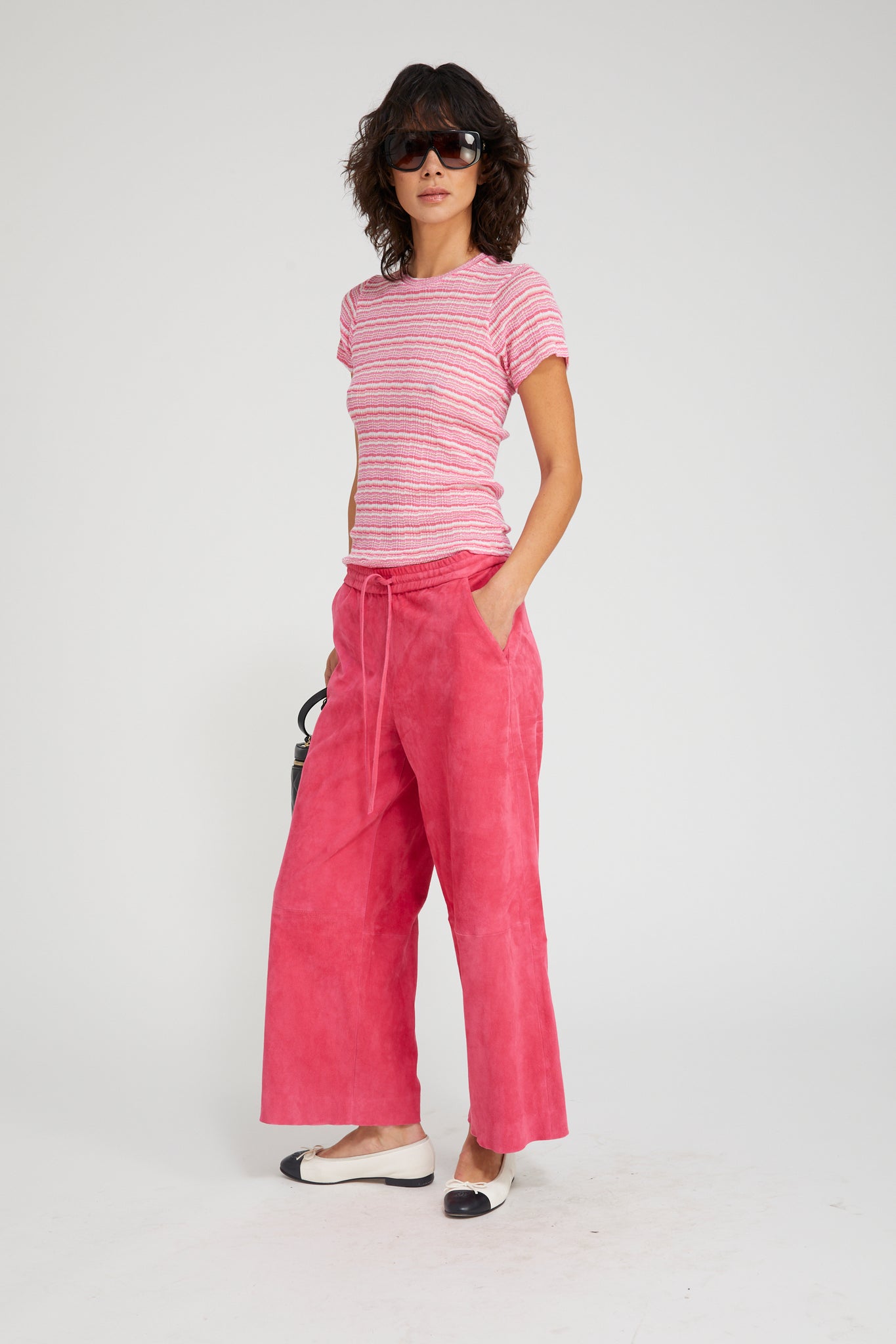 Pointelle Baby Tee