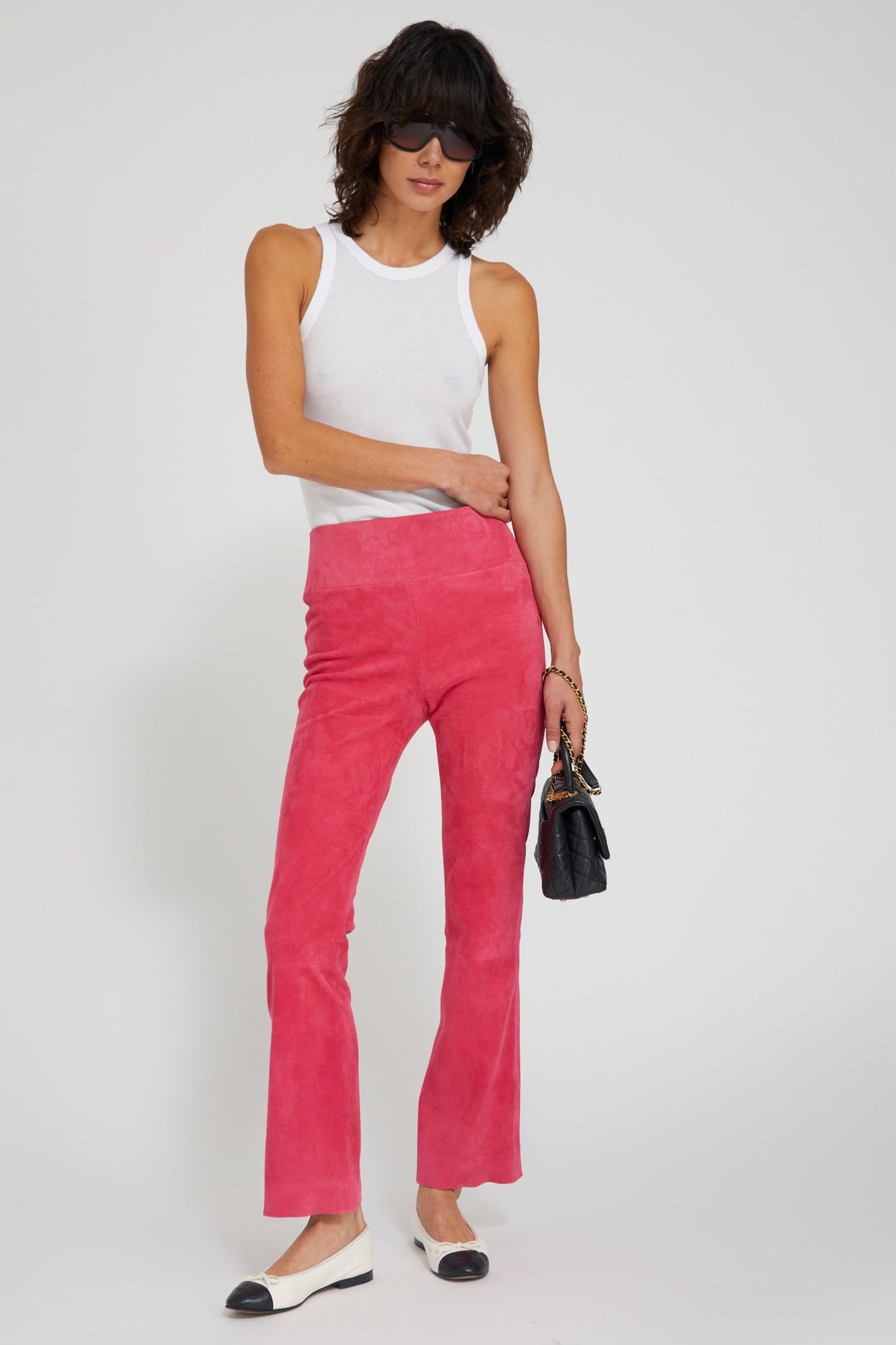 Suede Ankle Flare
