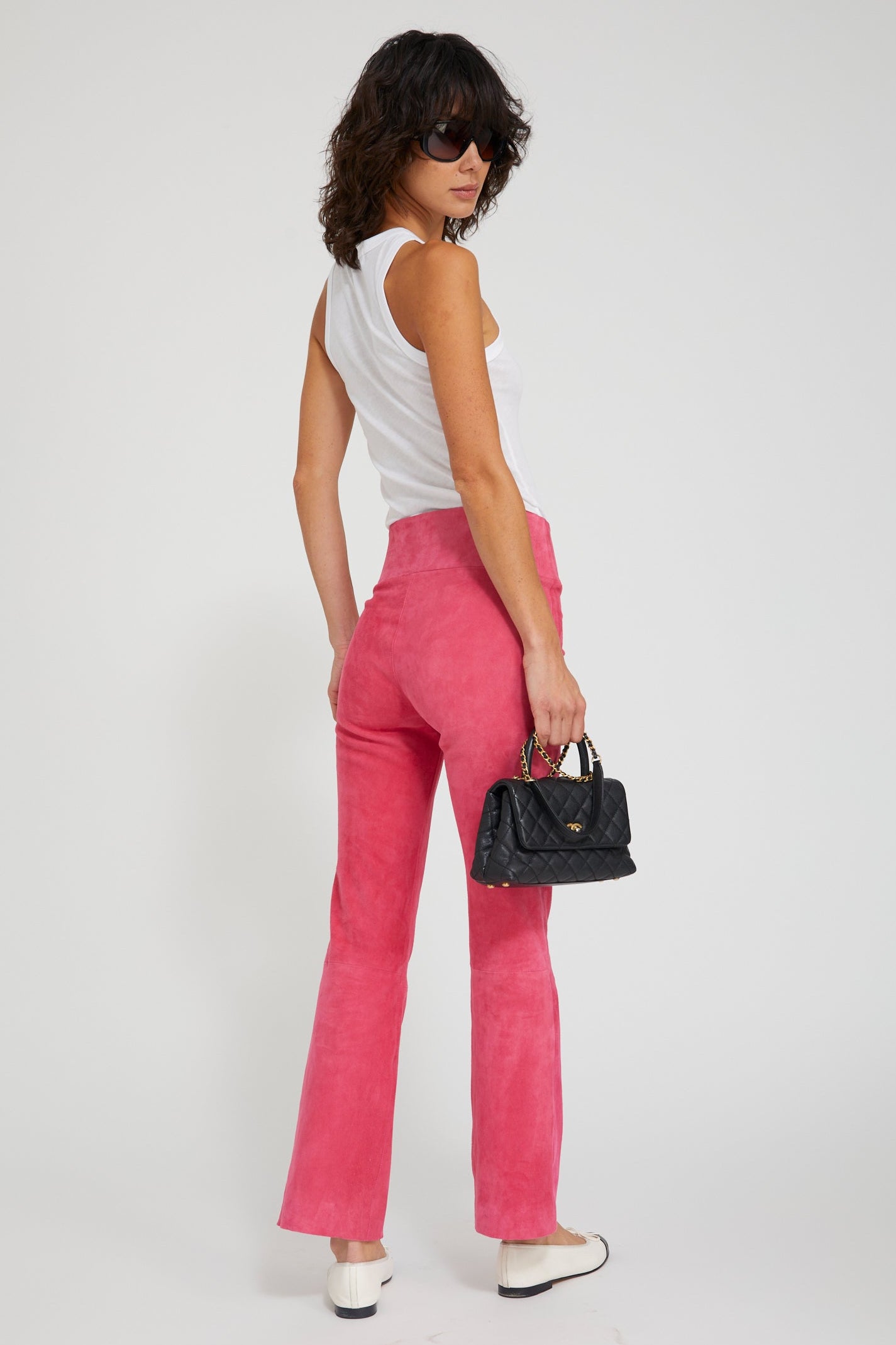 Suede Ankle Flare