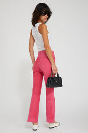 Suede Ankle Flare