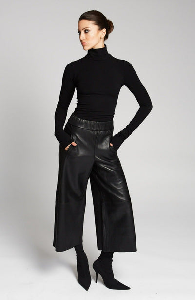 Black City Long Sleeve Turtleneck Tee