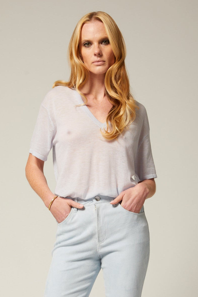 Tissue V Neck Tee