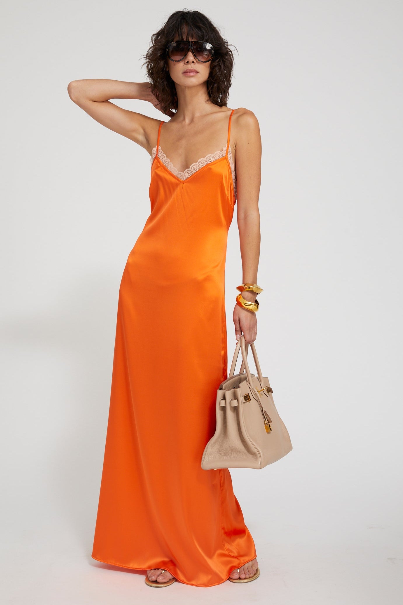 Sophie Silk Charmeuse Maxi Dress
