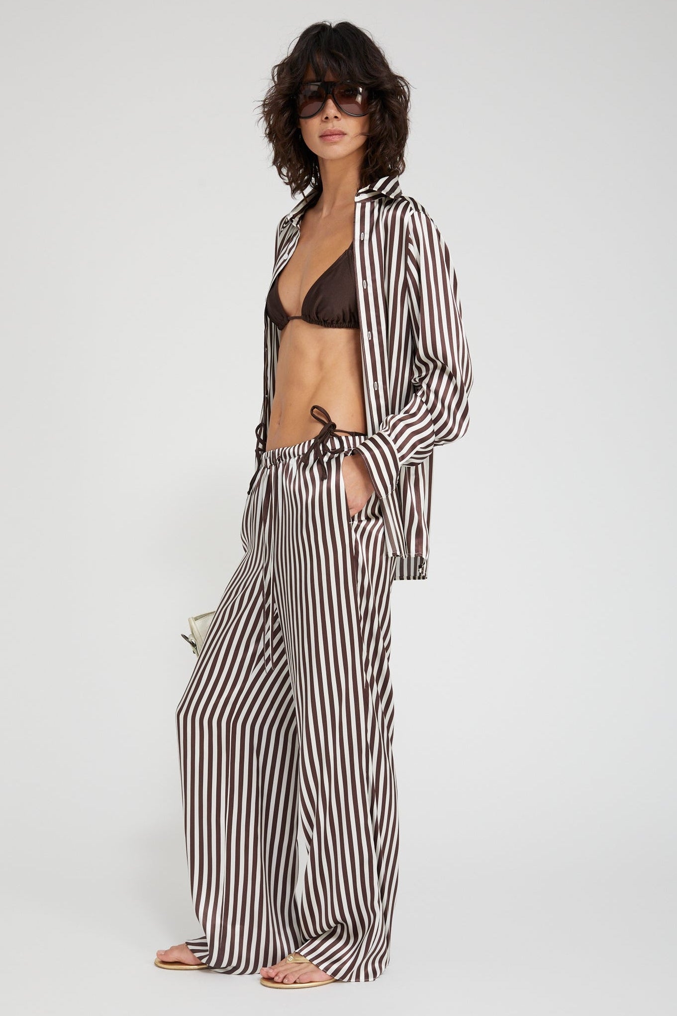 Mara Silk Button Down