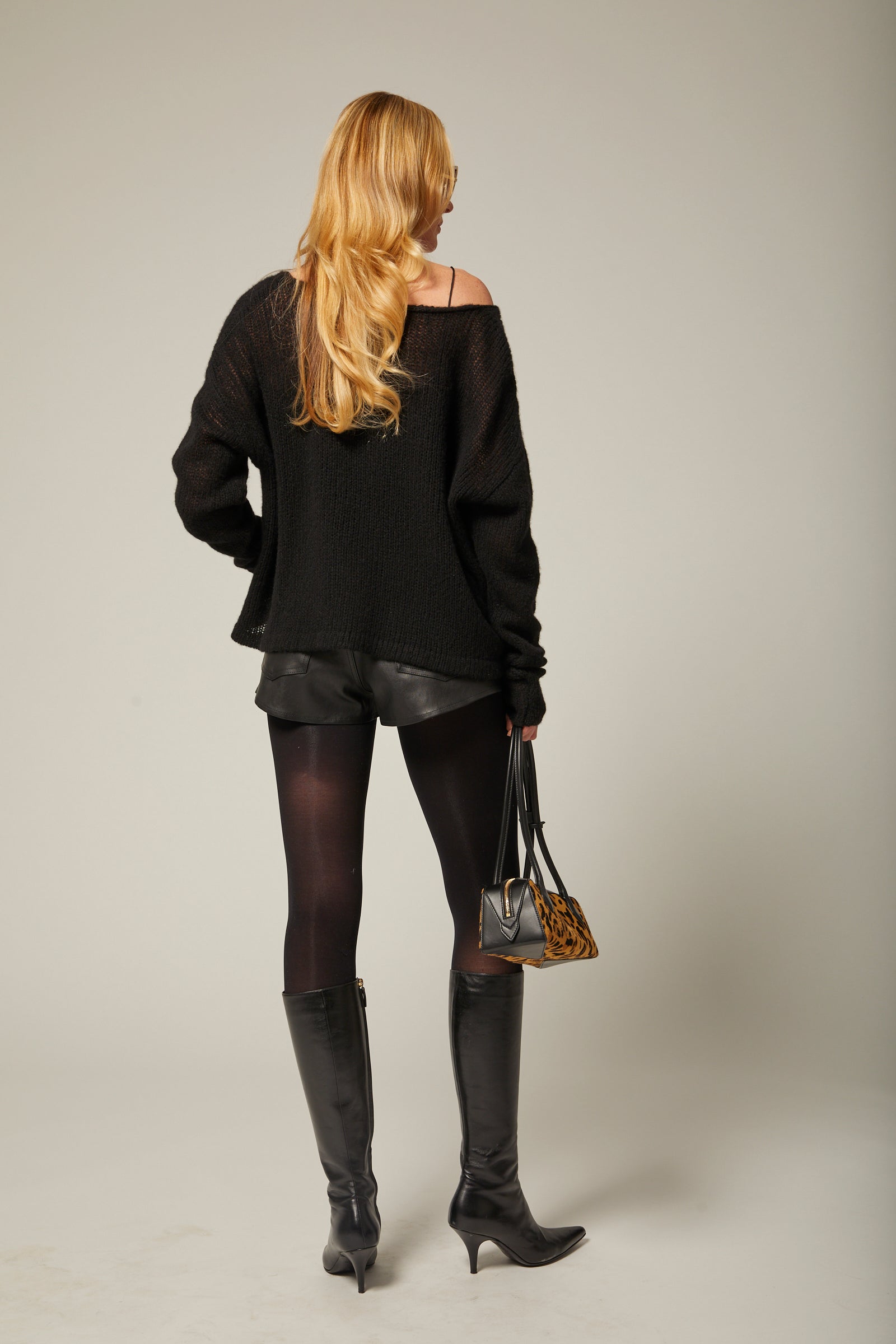 Olivia Leather Shorts
