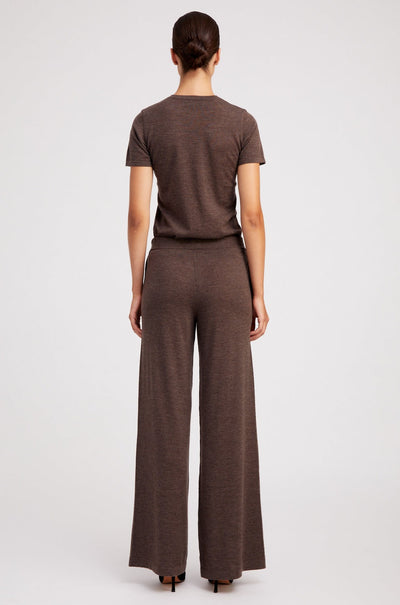 Heather Brown Ultra Fine Cashmere Tee