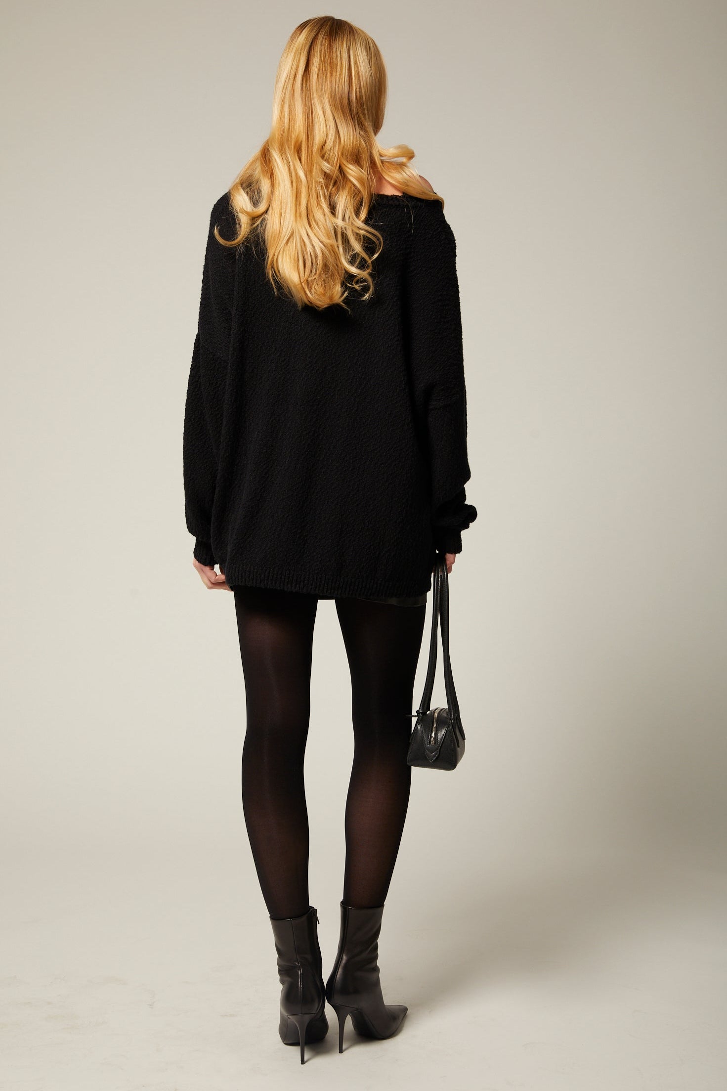 Cashmere Silk Off Shoulder Sweater
