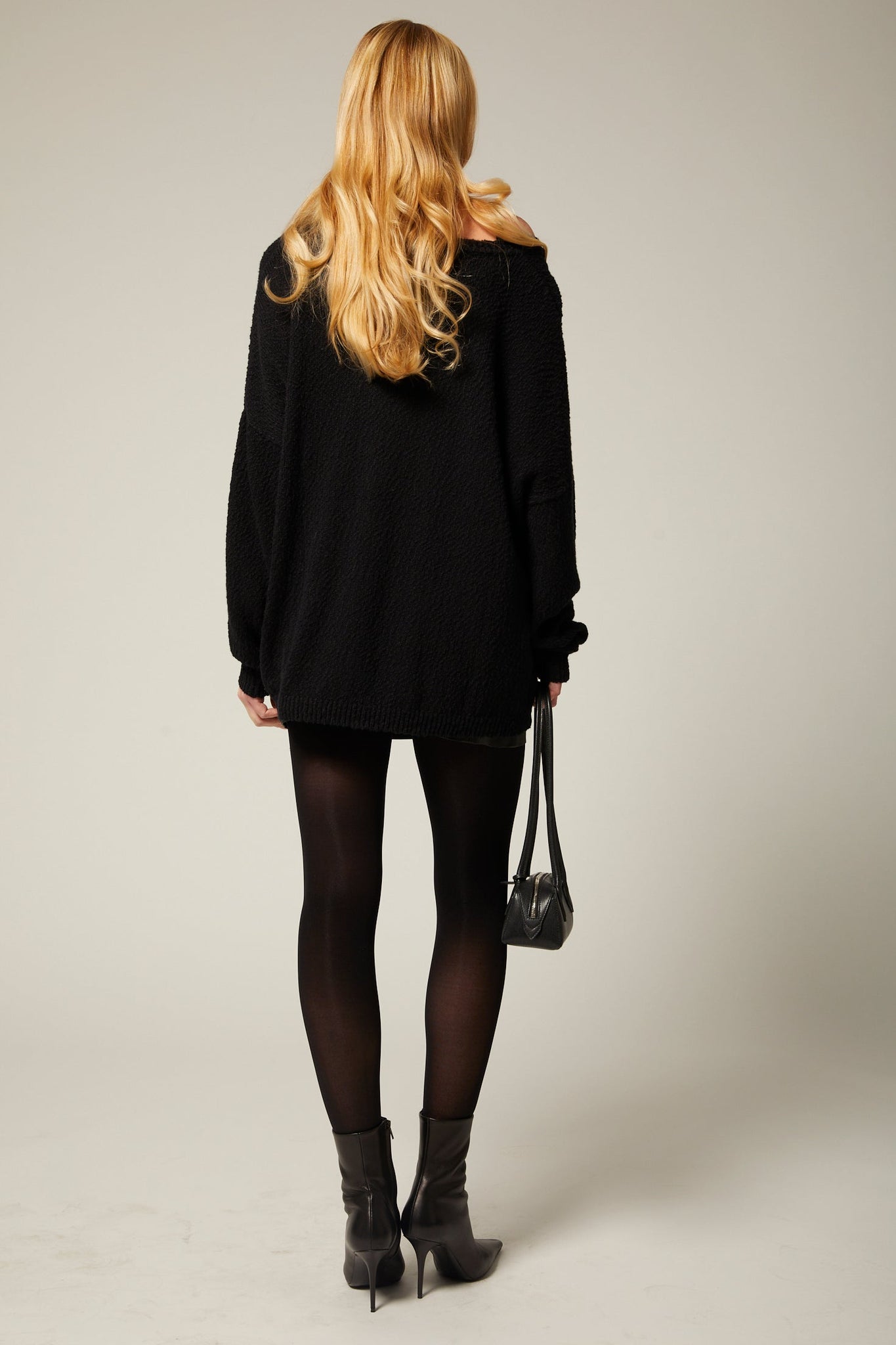Cashmere Silk Off Shoulder Sweater