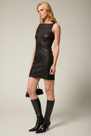 Lilah Leather Mini Dress