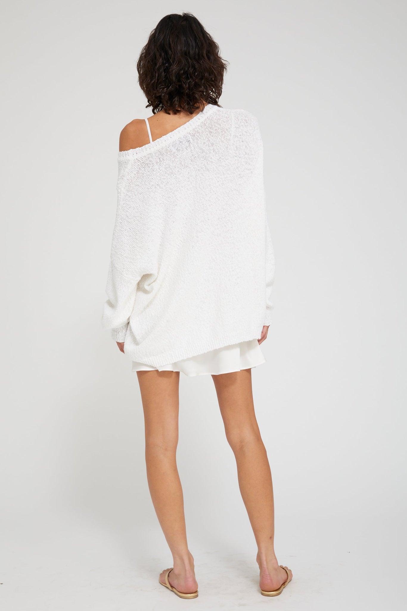 Jade Cotton Bouclé Sweater
