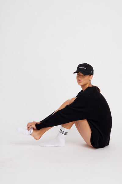Black Logo Les Chaussettes