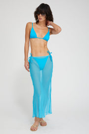 Lara Silk Chiffon Midi Skirt