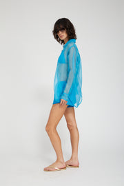 Silk Organza Oversized Shirt