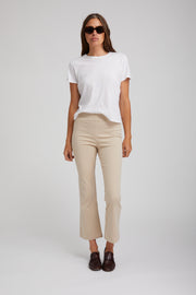 Twill Crop Flare