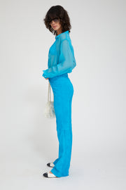 Suede 5 Pocket Micro Flare