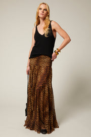 Carlotta Silk Maxi Skirt