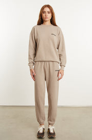 Light Khaki Logo Sweatshirt
