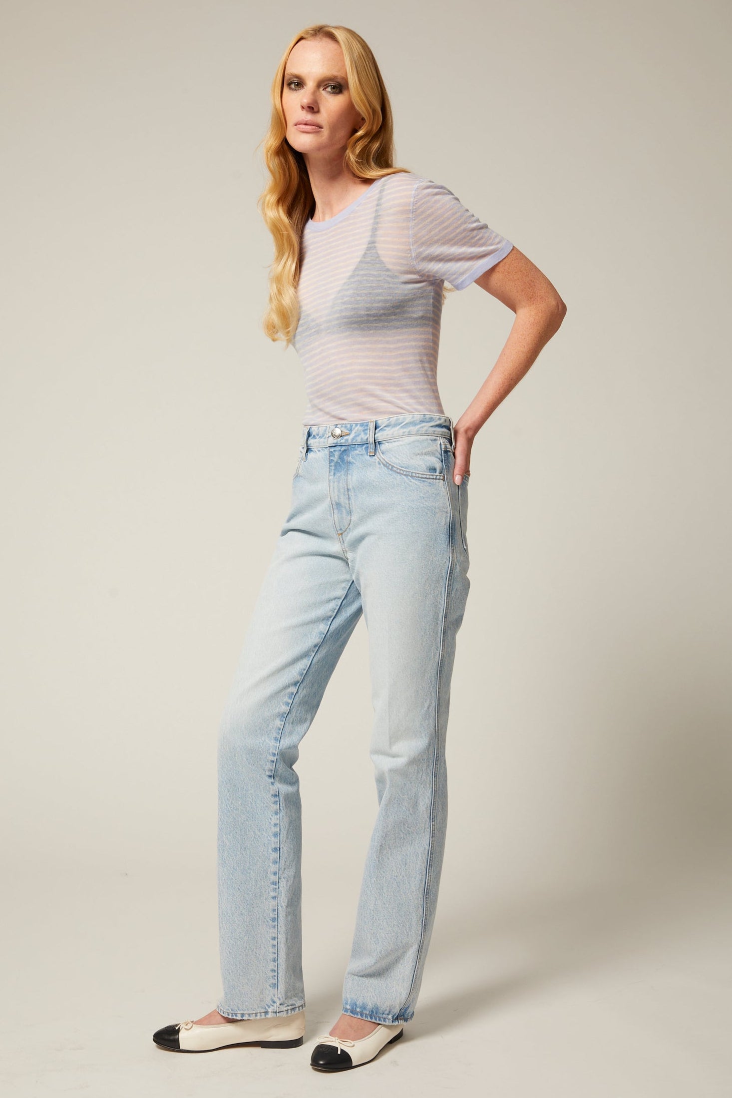 Relaxed Straight Leg Denim