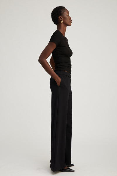 Black City Wide Leg Pants