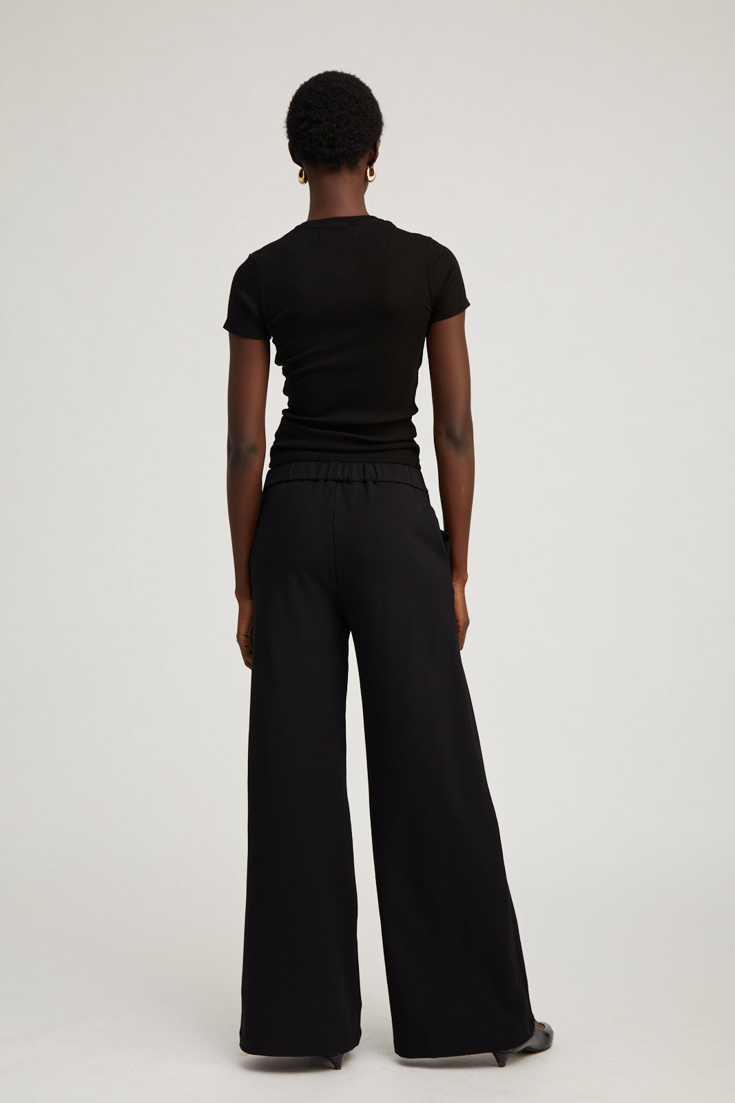 Black City Wide Leg Pants