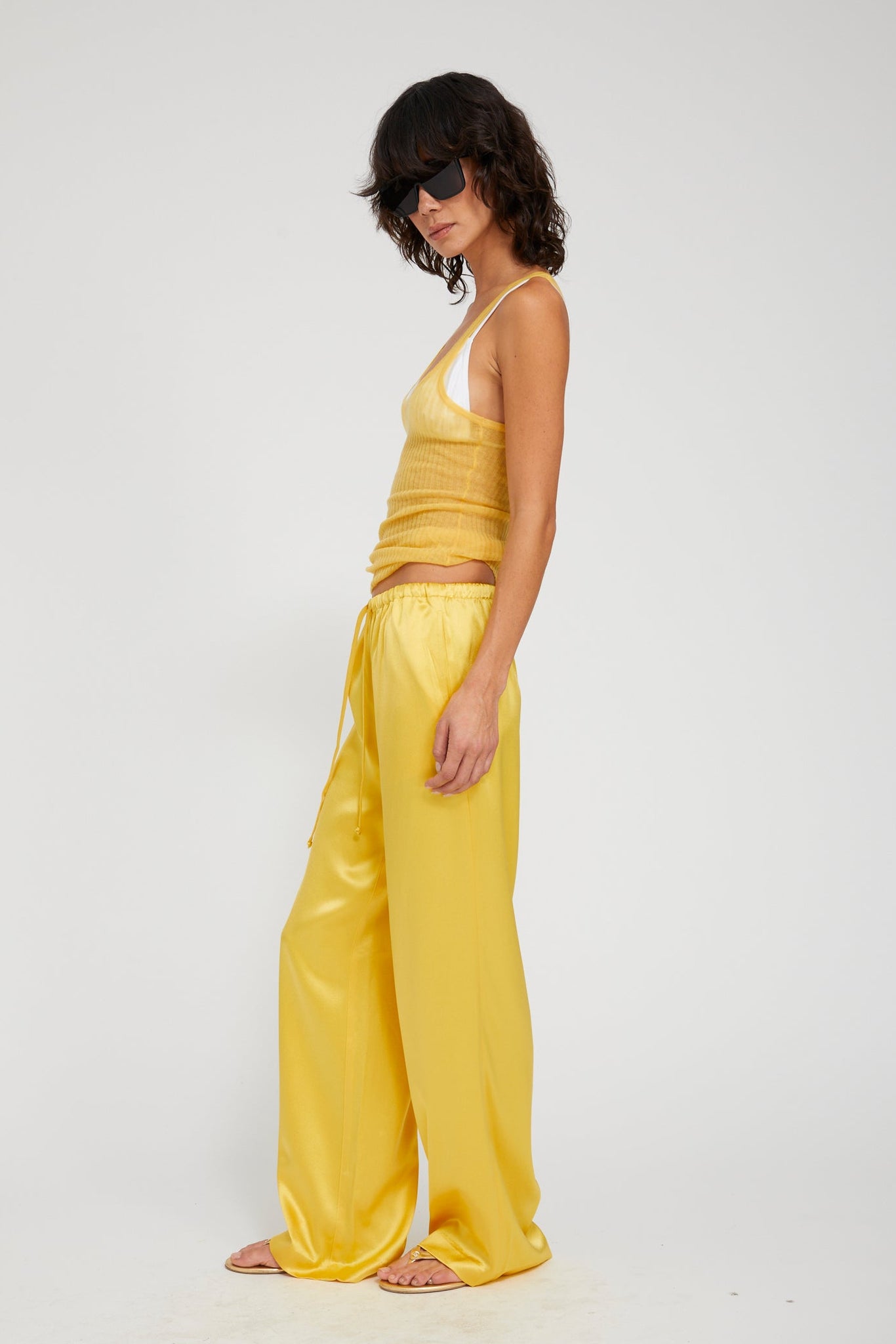 Kauai Silk Charmeuse Pants