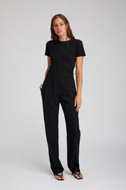Crepe Pintuck Trouser