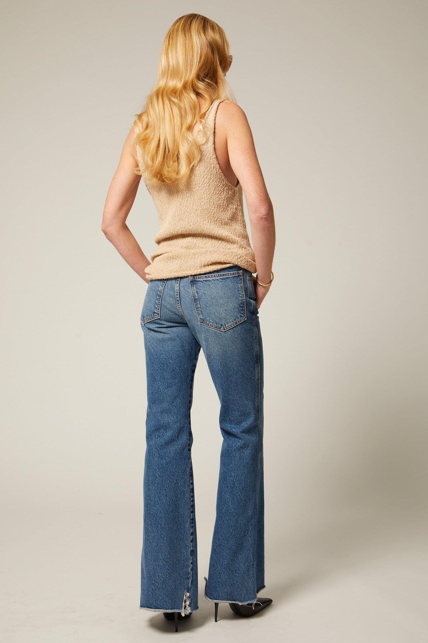 Camille Cotton Bouclé Tank