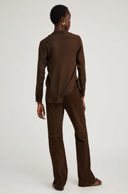 Americano Suede Straight Leg Pants