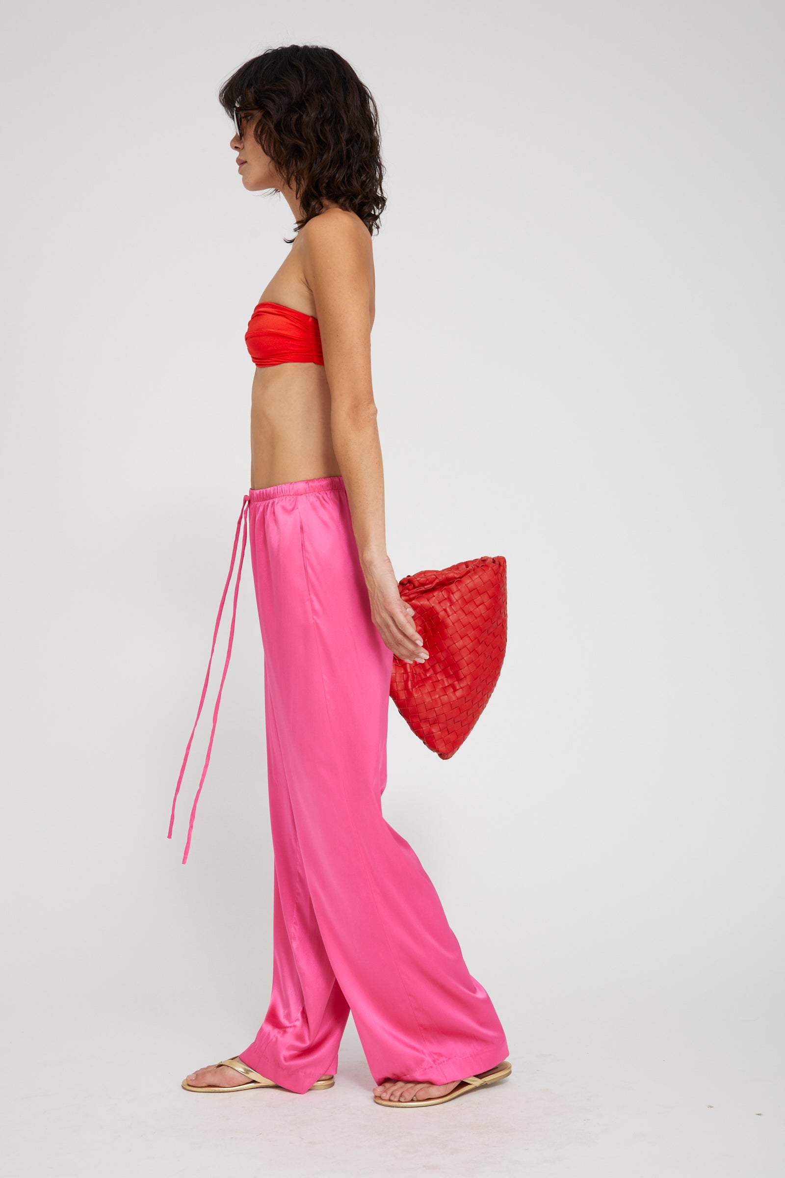 Kauai Silk Charmeuse Pants