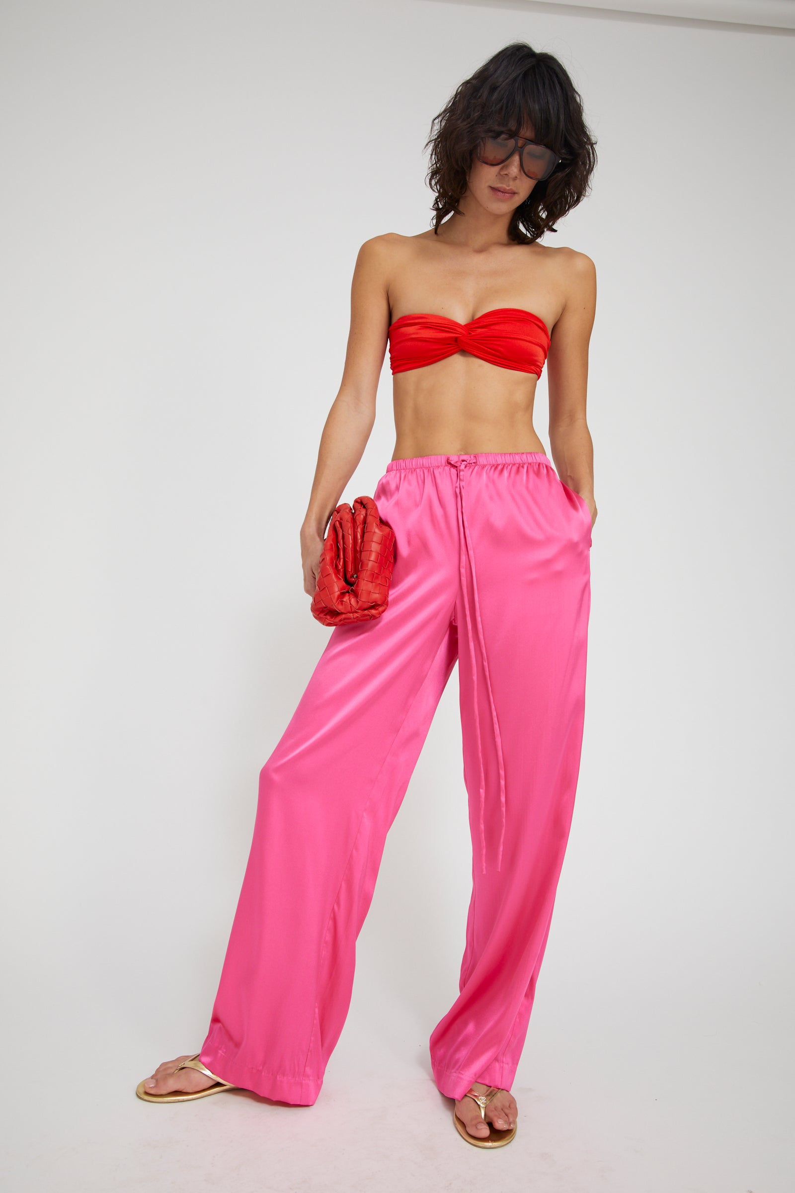 Kauai Silk Charmeuse Pants
