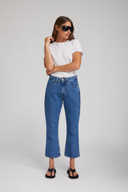 Goodall Crop Flare Denim Pants