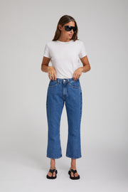 Goodall Crop Flare Denim Pants