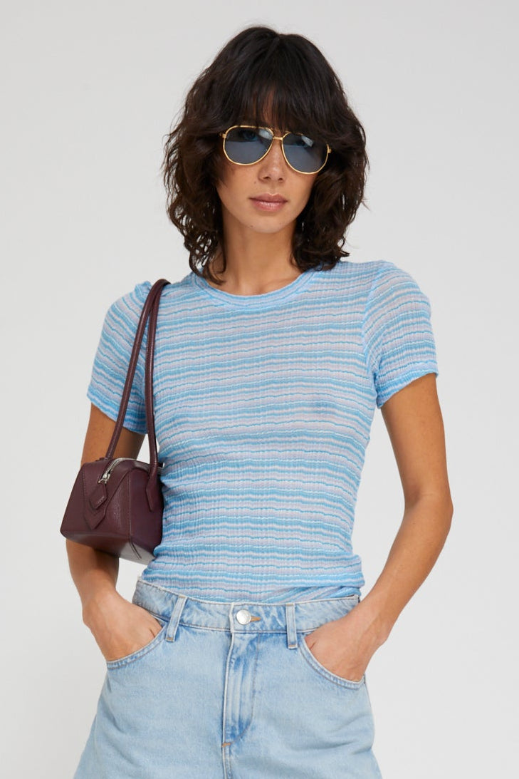 Pointelle Baby Tee