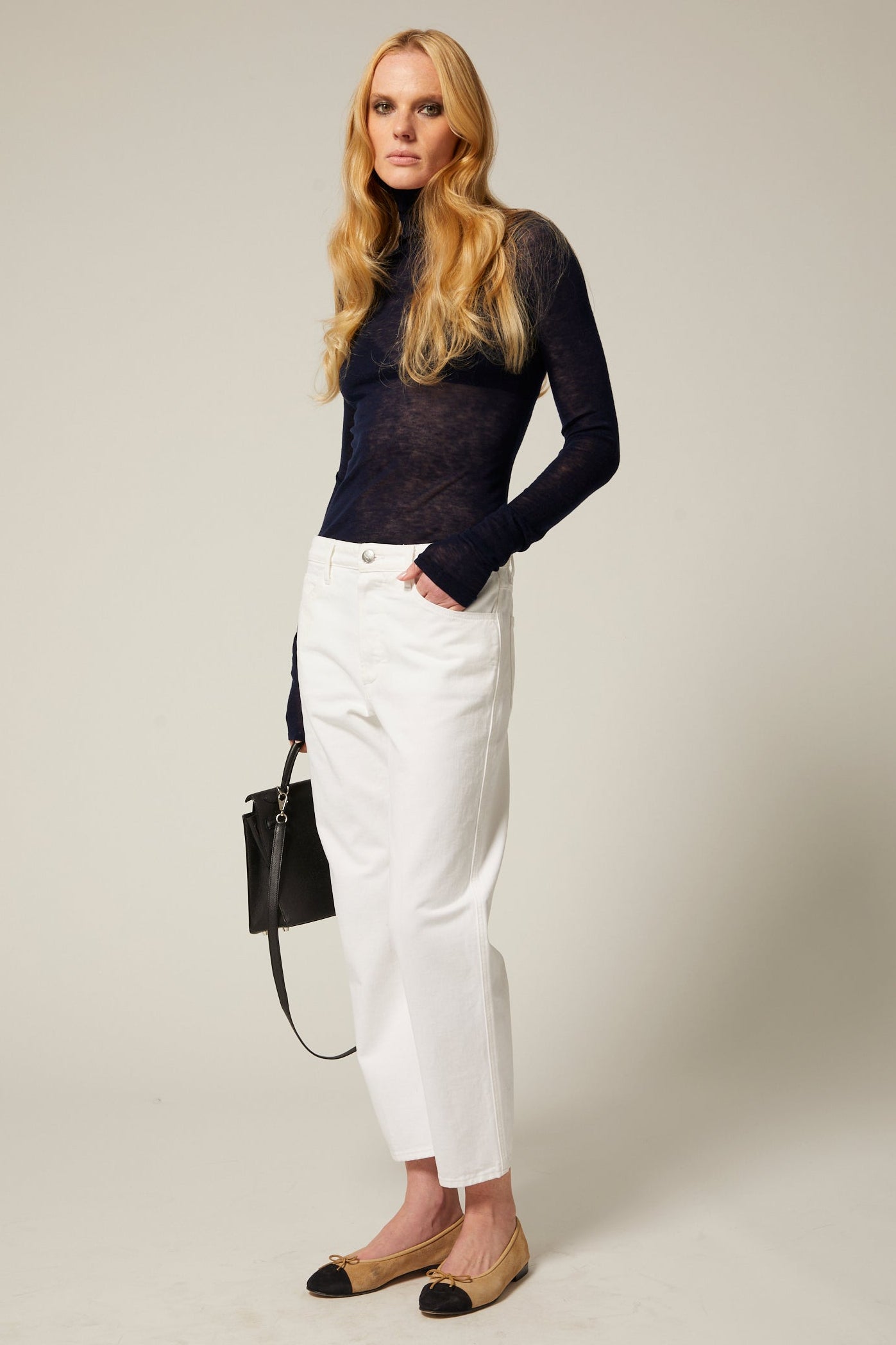 Tissue Mock Neck