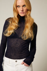 Tissue Mock Neck