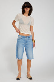 Denim Bermuda Shorts
