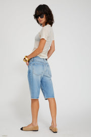 Denim Bermuda Shorts