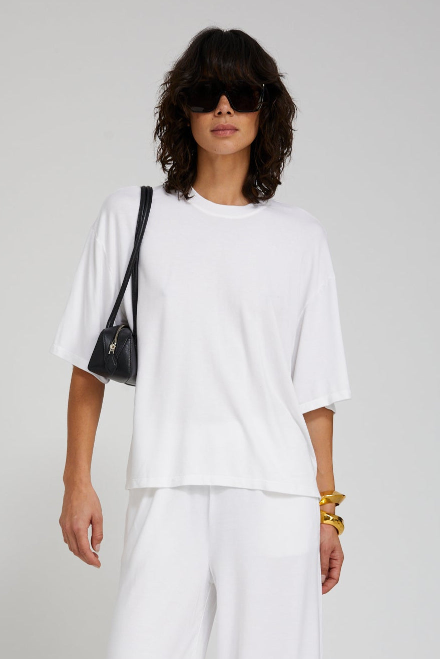 Light French Terry Boxy Tee