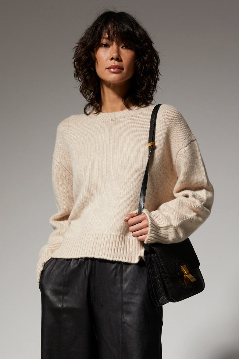 Oat Heavy Cashmere Sweater