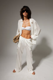 Mara Silk Button Down