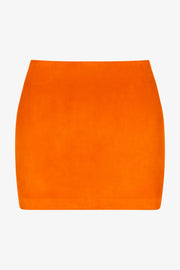 Suede Micro Mini Skirt