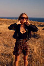 Black Tissue Cashmere Tank