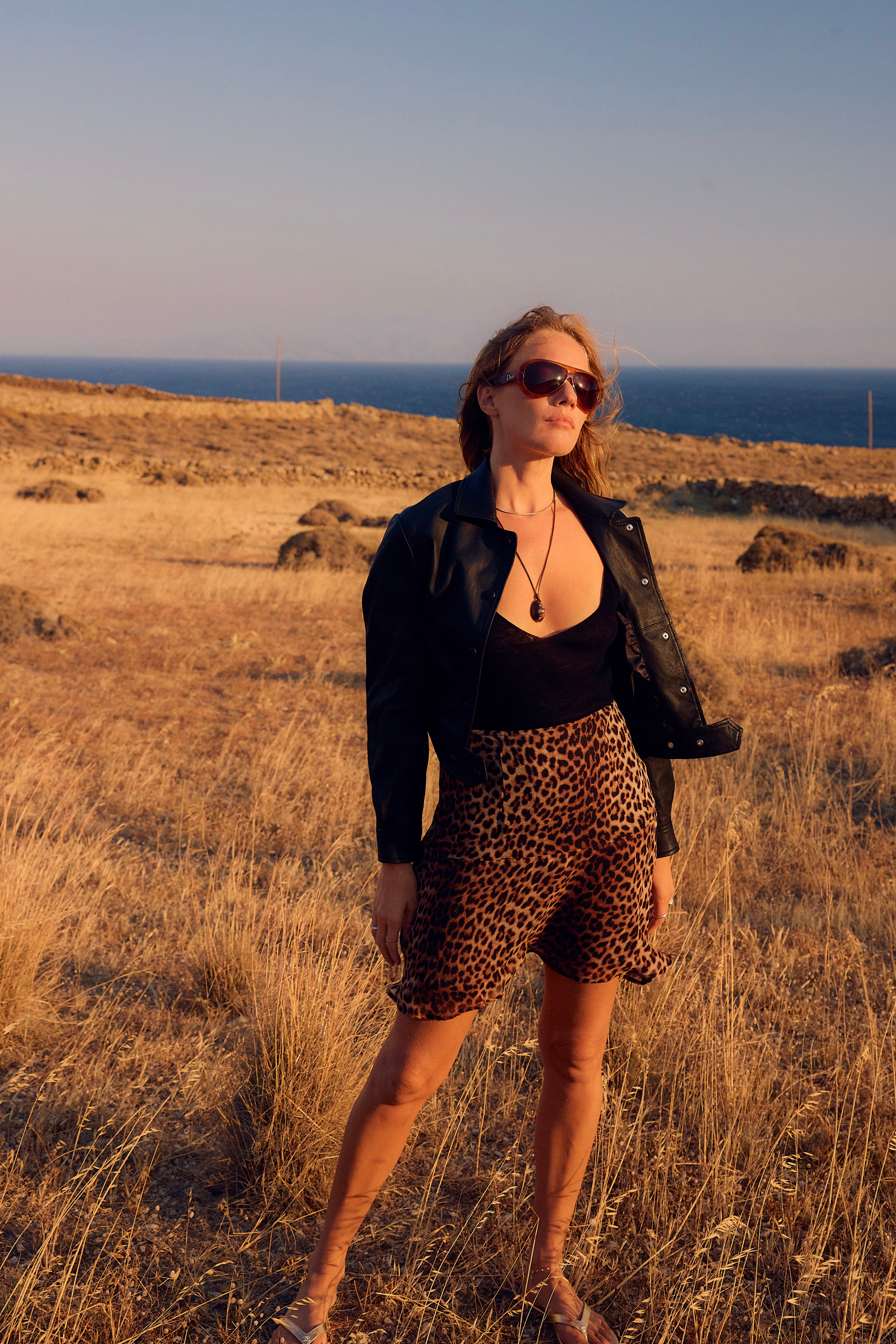 Black Tissue Cashmere Tank