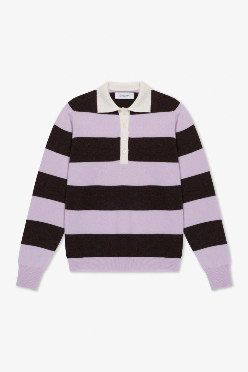 Cashmere Polo Sweater