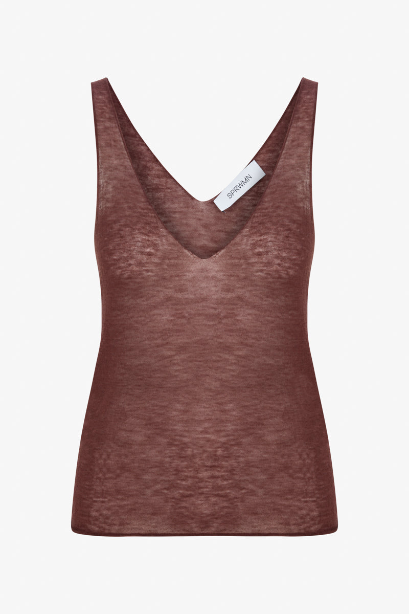 Tissue V-Neck Tank