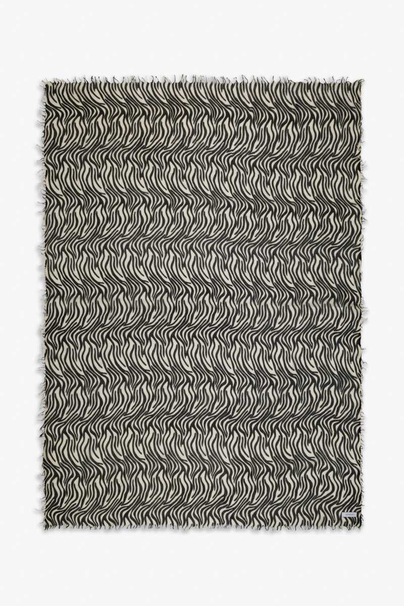 Zebra Cashmere Pashmina Scarf