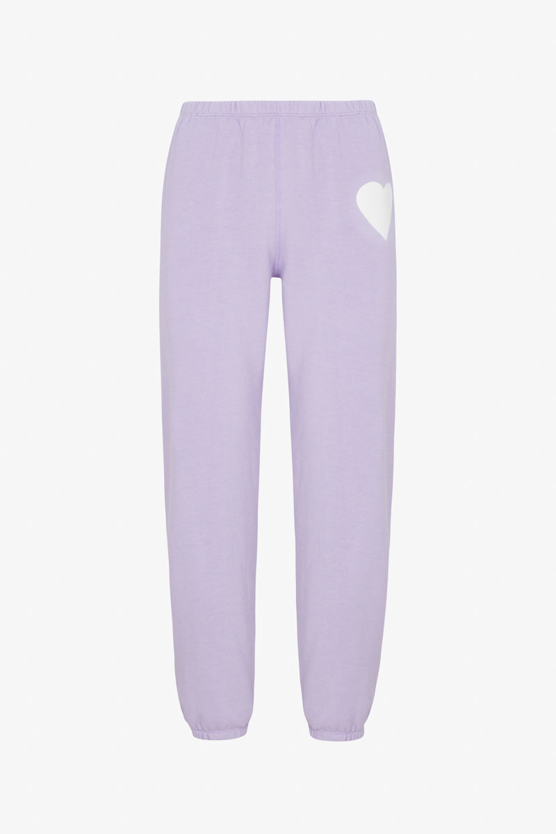 Lavender Heart Sweatpants