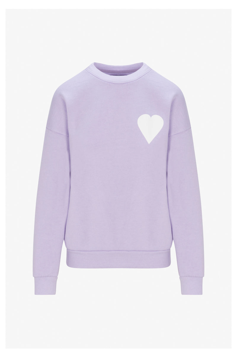 Lavender Heart Sweatshirt