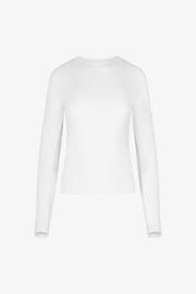 Rib Long Sleeve Baby Tee